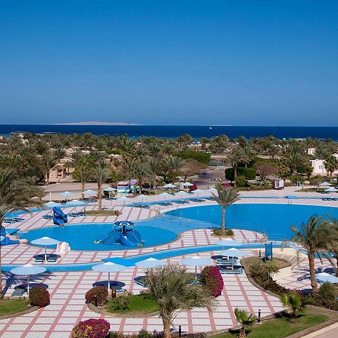 Mokinių žiemos atostogos Egipte: 5★ Pharaoh Azur Resort viešbutis su viskas įskaičiuota Hurgadoje vos , keliaujant su vaikais